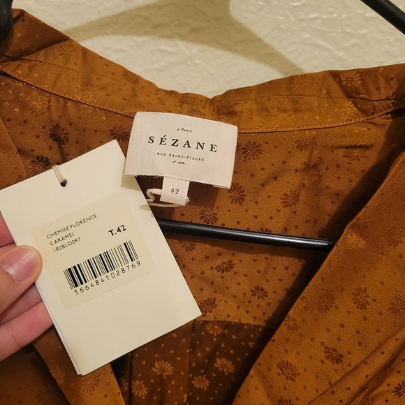 🎉🎉HP🎉🎉Sezane Chemise Florence - Picture 7 of 7